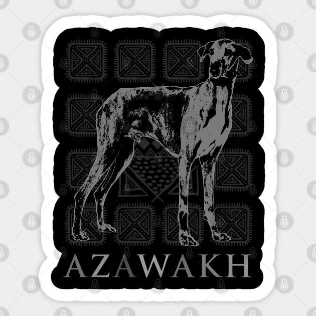 Azawakh Sighthound Sticker by Nartissima